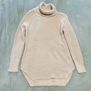 NWT M Boutique Seven Sisters Pink Waffle Turtle Neck